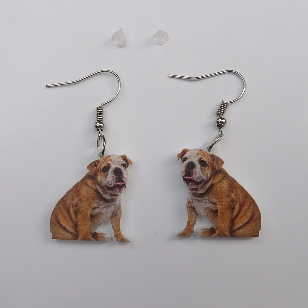Bull Dog Earrings